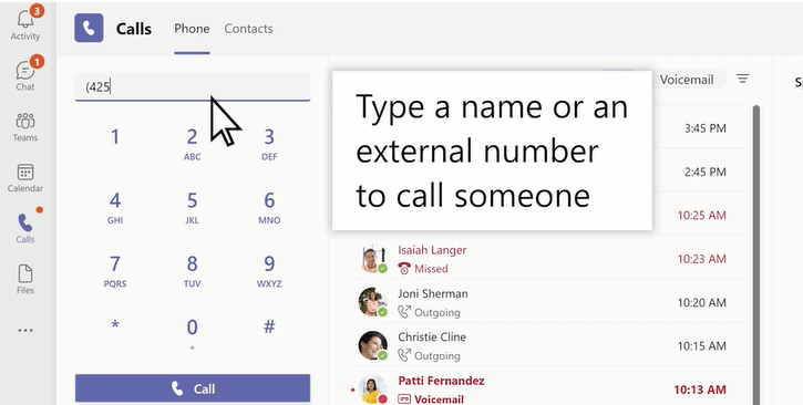 How to dial an outside number