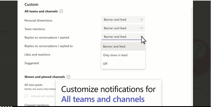 How to modify your customized settings