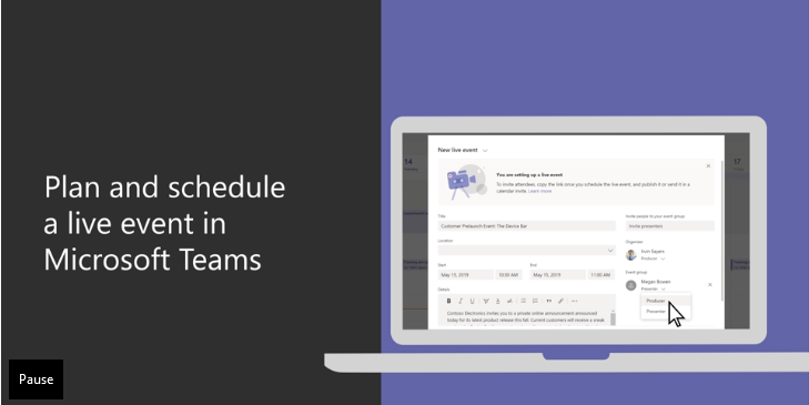 live events in Microsoft Teams